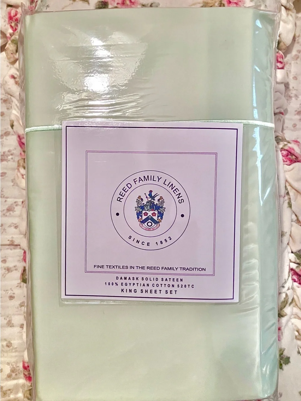 Reed Family Fine Linens~100% REAL Egyptian Cotton Sheets-Retired Style. NIP!
